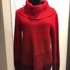 Apt. 9 Vibrant Red Cowl Neck Sweater